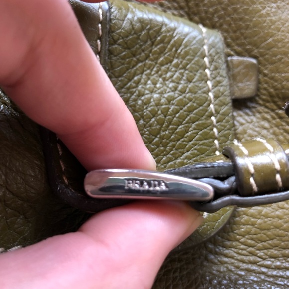 Prada Green Leather Purse - Picture 3 of 8